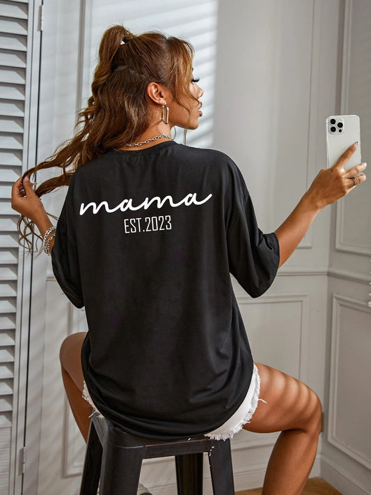 T-Shirt Straight Fit con Grafica "Street Hipster"