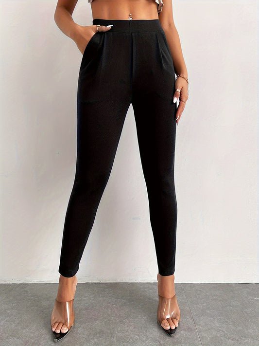 Leggings in Maglia High-Elasticity con Tummy Control