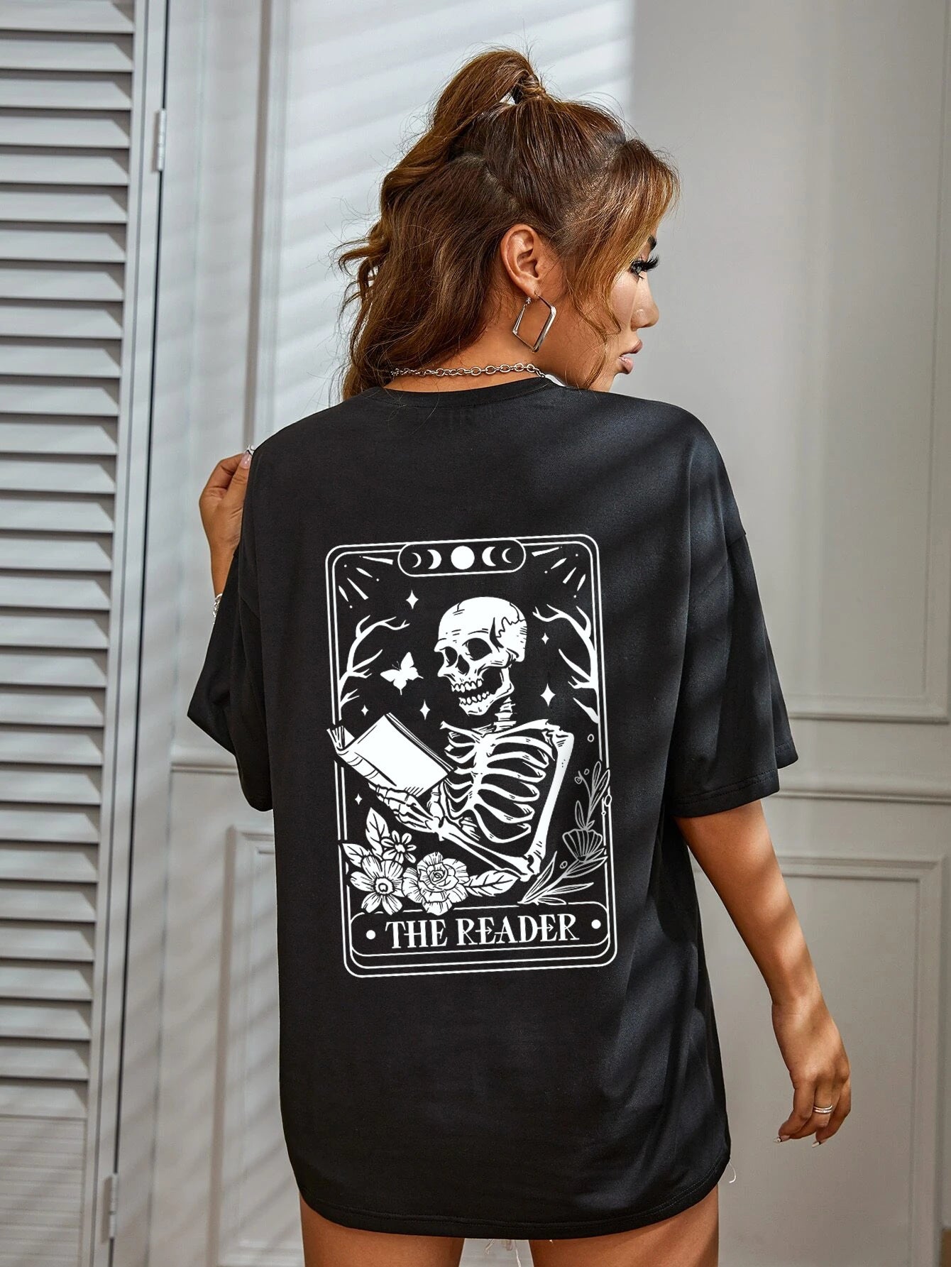 T-Shirt Loose Fit in Cotone Tecnico e Grafica Bold