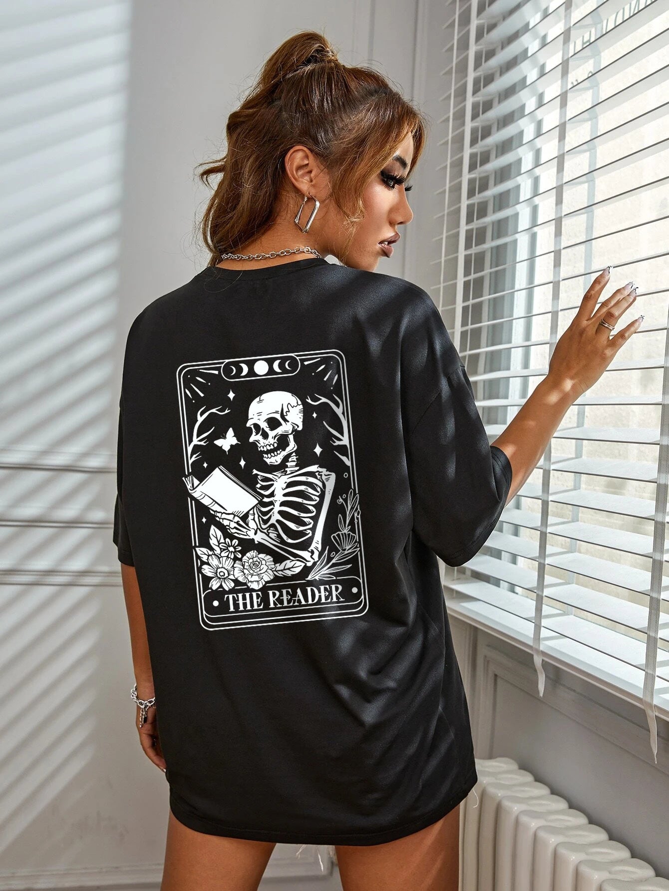 T-Shirt Loose Fit in Cotone Tecnico e Grafica Bold