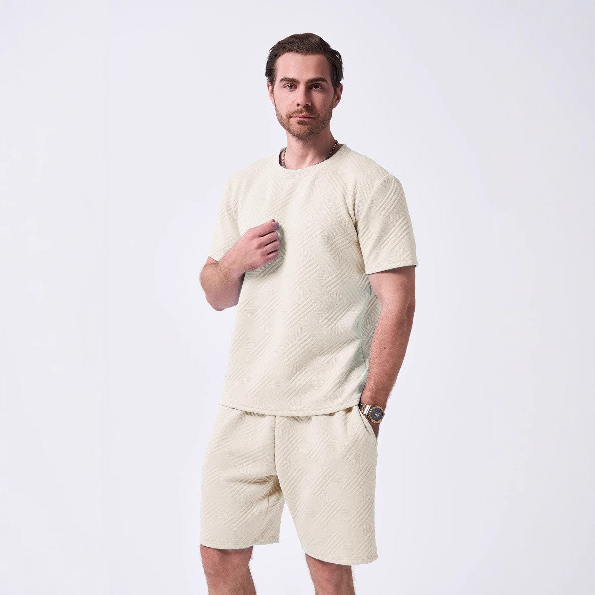 Completo Girocollo e Shorts
