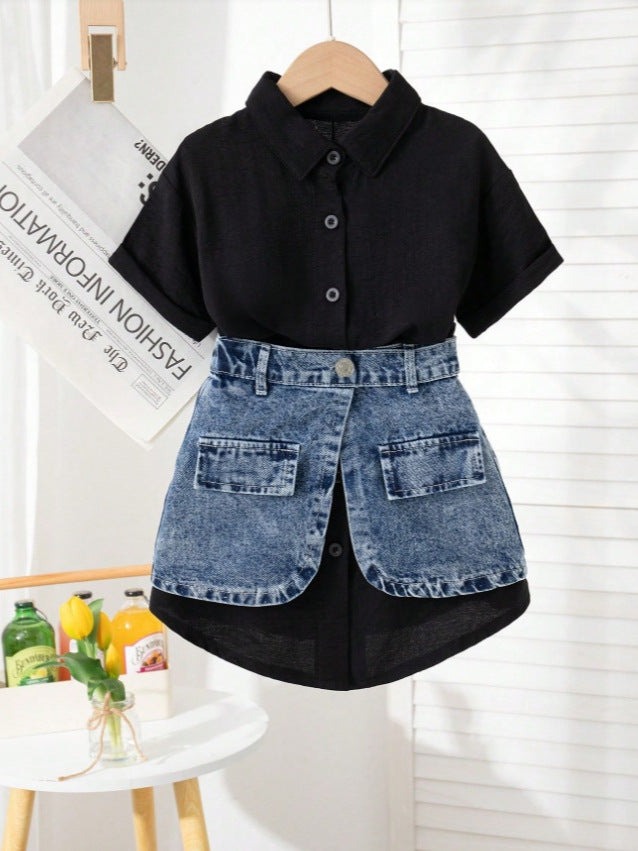 Gonna Petticoat in Fibra Acetata Soft-Denim con Silhouette Sweet & Cool