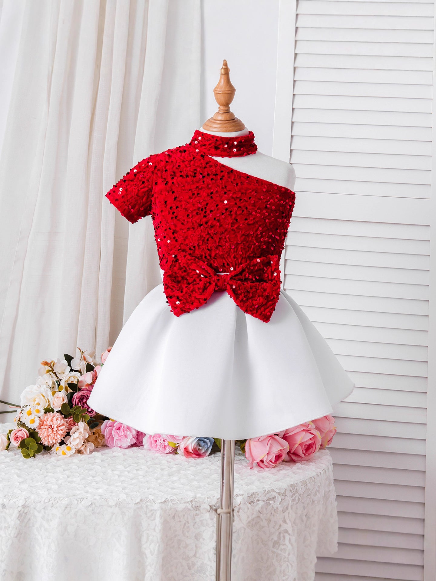 Completo Due Pezzi in Cotton-Blend Soft-Touch con Silhouette Skirt-Suit