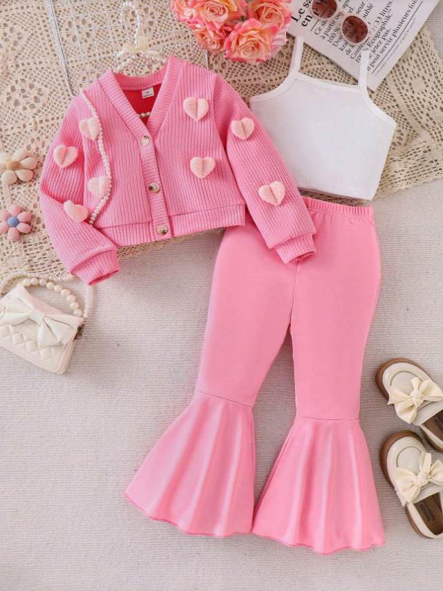 Completo Due Pezzi con Cardigan Monopetto e Pantaloni coordinati in Rayon Soft-Touch