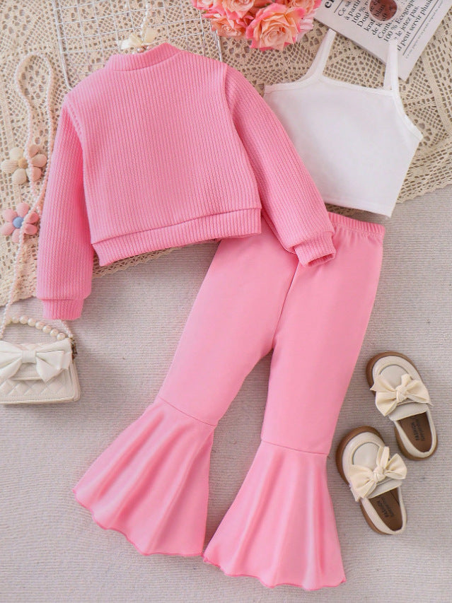 Completo Due Pezzi con Cardigan Monopetto e Pantaloni coordinati in Rayon Soft-Touch