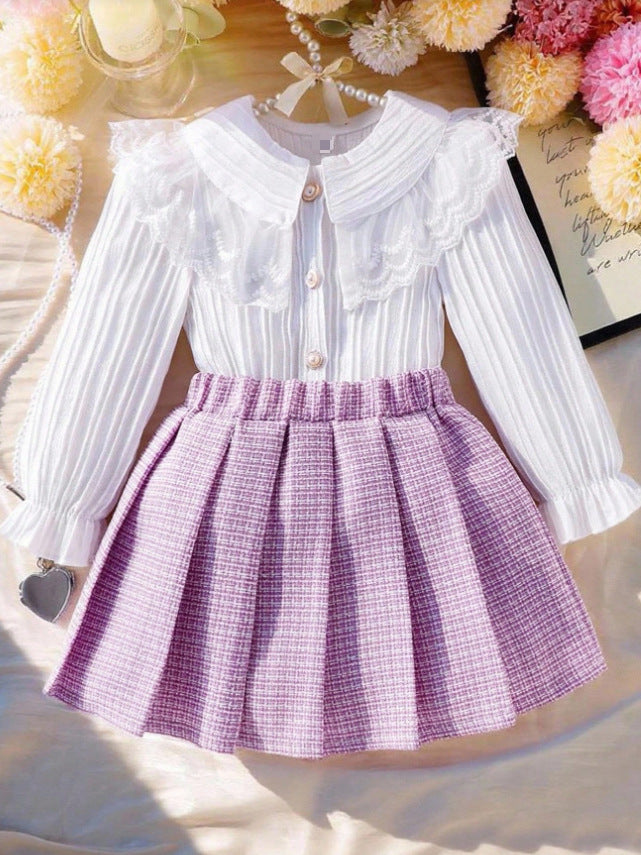 Completo Due Pezzi con Cardigan Monopetto e Silhouette Skirt-Suit