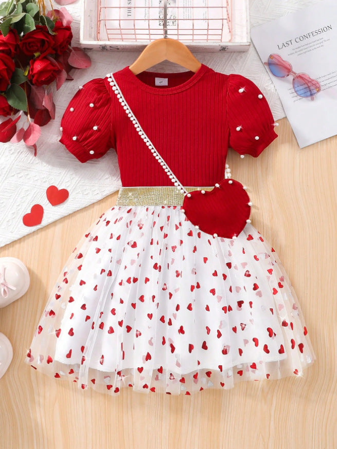 Set Tre Pezzi in Tulle Soft-Touch con Dettagli in Pizzo e Silhouette Sweet-Style
