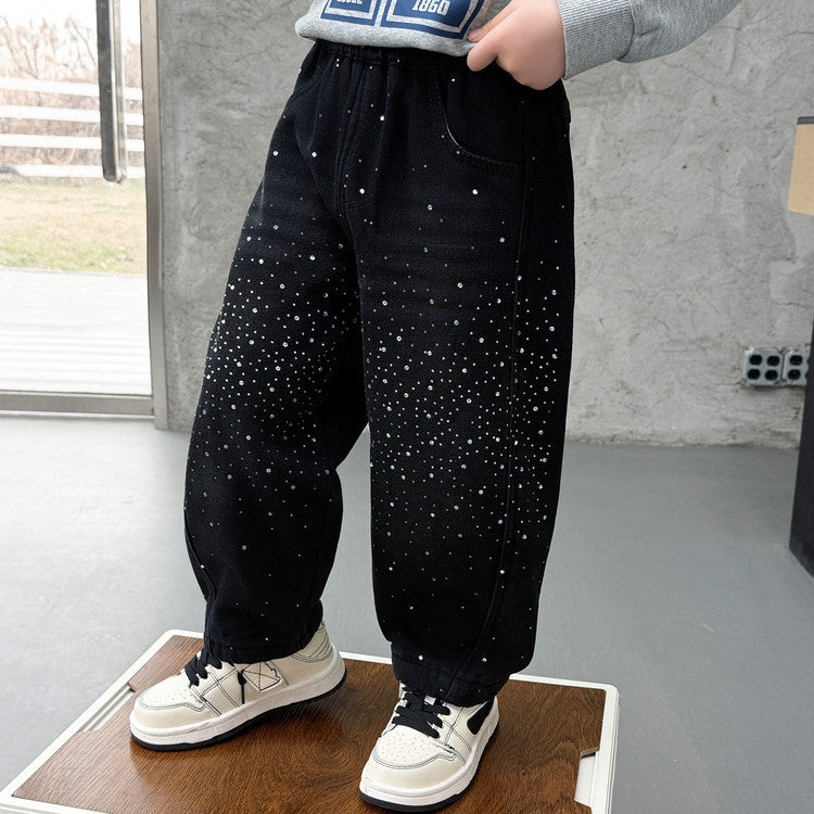 Pantaloni Scimitar Denim
