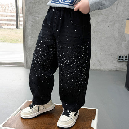 Pantaloni Scimitar Denim