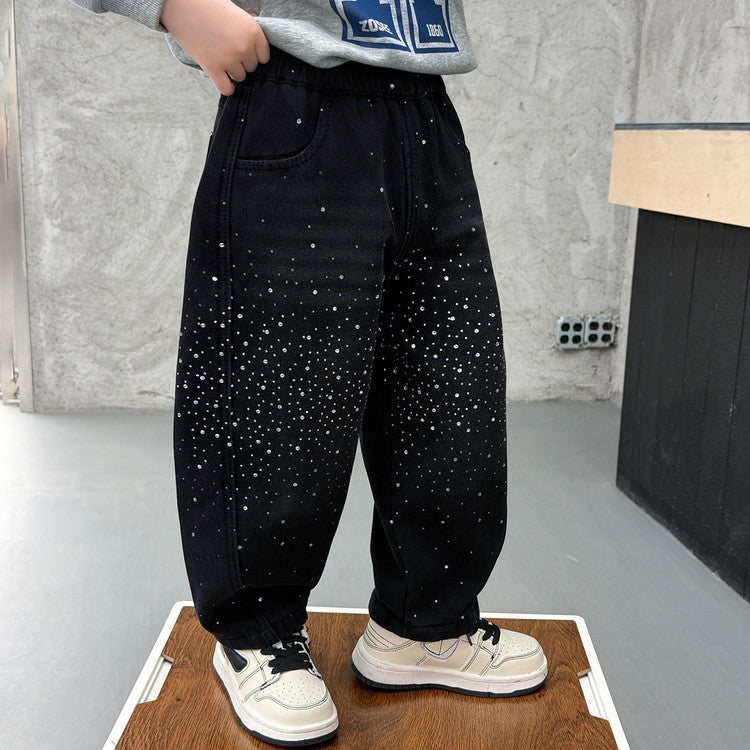 Pantaloni Scimitar Denim