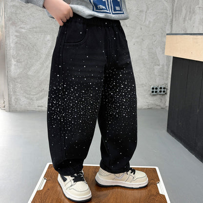 Pantaloni Scimitar Denim