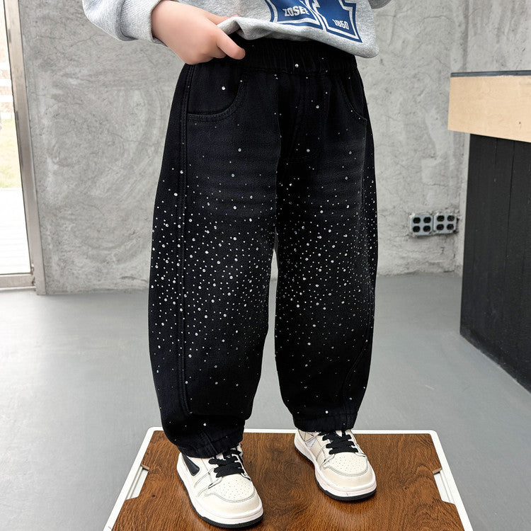 Pantaloni Scimitar Denim