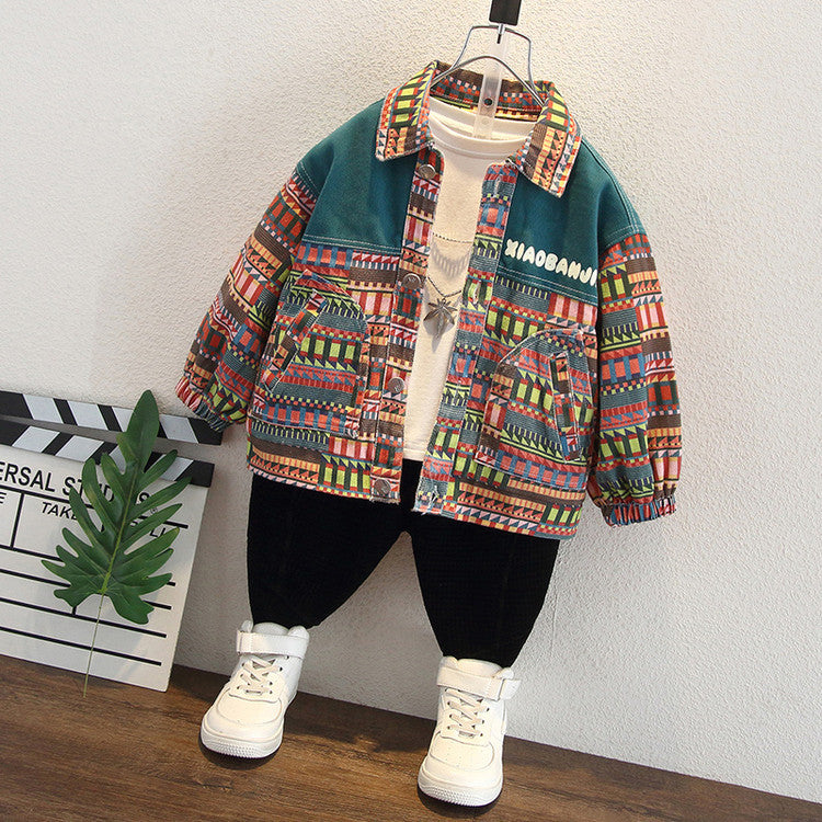 Giacca in Cotone all'85% con Fodera Tech e Design Monopetto