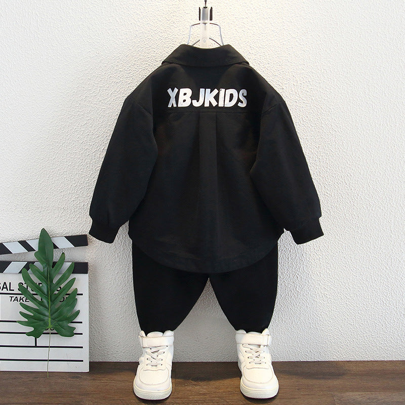 Camicia in Cotone Premium al 90% con Polsini in Maglia e Finitura Soft-Touch