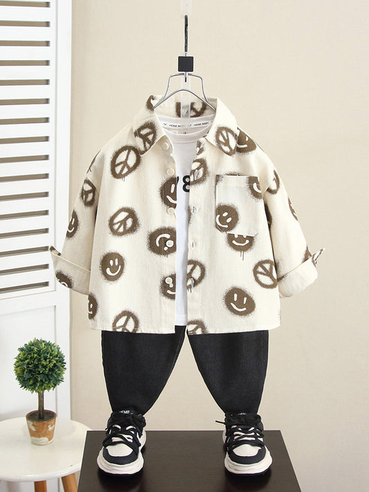 Giacca Media Lunghezza in Cotone con Design Zipper e Finitura Soft-Touch