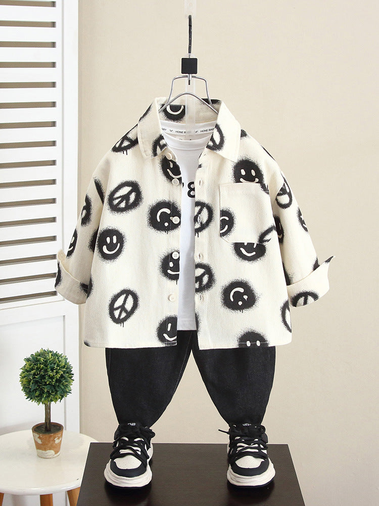 Giacca Media Lunghezza in Cotone con Design Zipper e Finitura Soft-Touch