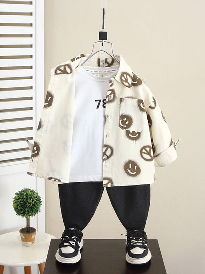 Giacca Media Lunghezza in Cotone con Design Zipper e Finitura Soft-Touch