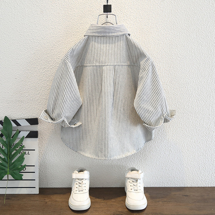 Camicia in Cotone Premium "Optical White" con Ricamo e Tasca Tecnica