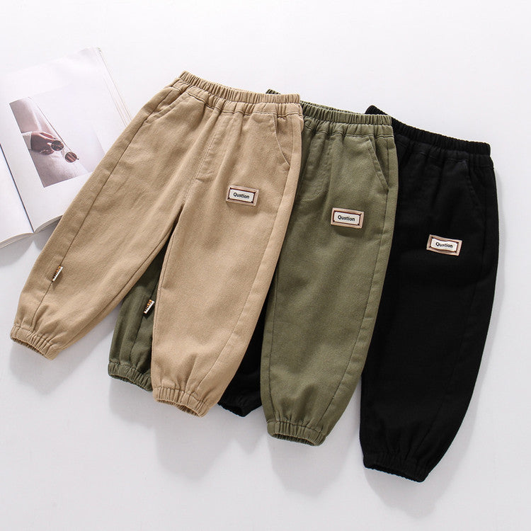 Pantaloni in Cotone "Triple Color" con Struttura Soft-Comfort