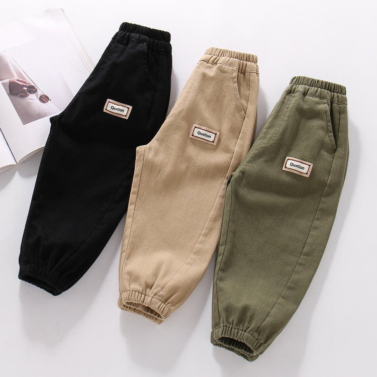 Pantaloni in Cotone "Triple Color" con Struttura Soft-Comfort