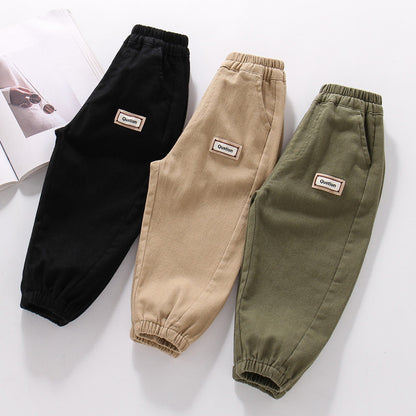 Pantaloni in Cotone "Triple Color" con Struttura Soft-Comfort