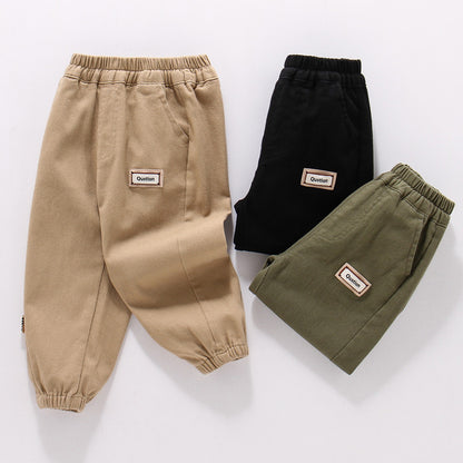 Pantaloni in Cotone "Triple Color" con Struttura Soft-Comfort