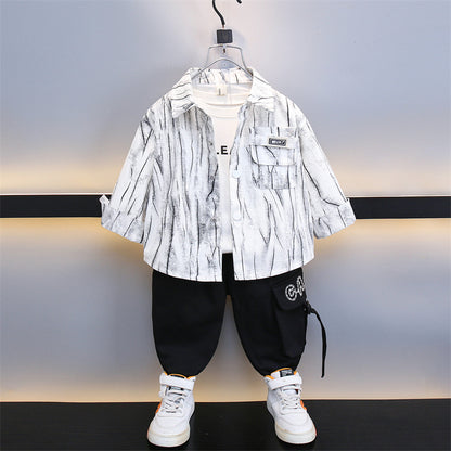 Set Due Pezzi in Cotone Premium con Dettagli "Bag-Cover" e Finitura Soft-Touch