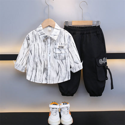 Set Due Pezzi in Cotone Premium con Dettagli "Bag-Cover" e Finitura Soft-Touch