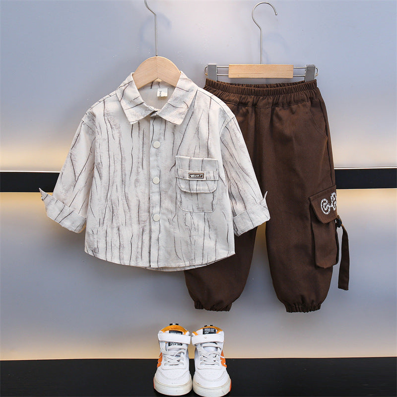 Set Due Pezzi in Cotone Premium con Dettagli "Bag-Cover" e Finitura Soft-Touch