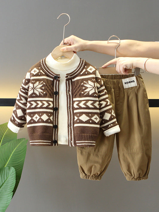 Set Tre Pezzi in Cotone Premium al 95% con Struttura Soft-Touch