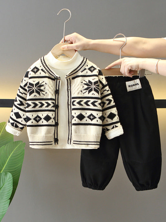 Set Tre Pezzi in Cotone Premium al 95% con Struttura Soft-Touch