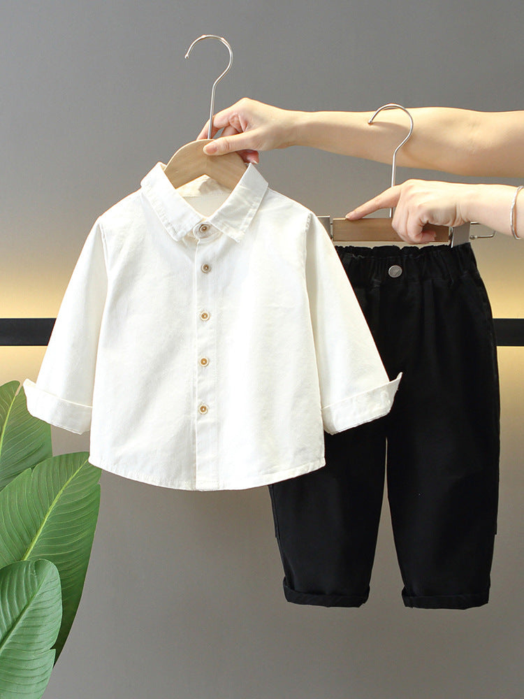 Completo Tre Pezzi "Cloud White" in Cotone Organico al 95%