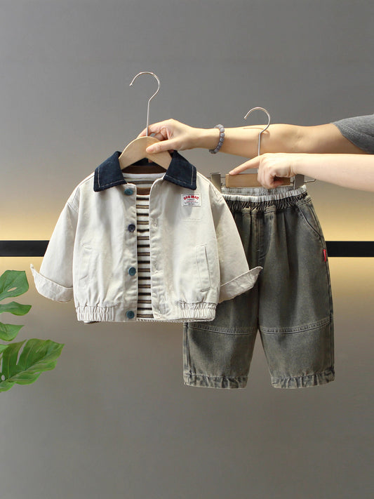 Set Tre Pezzi "Bright & Minimal" con Tecnologia Soft-Touch