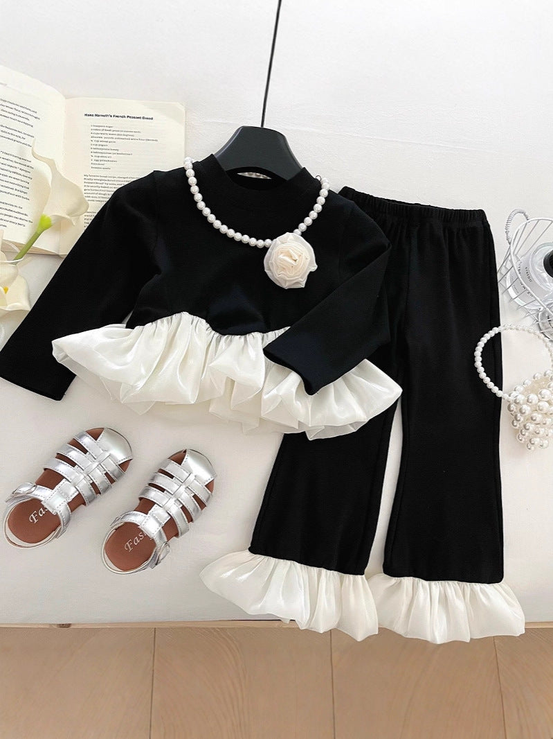 Completo Due Pezzi in Cotone Rigenerato con Taglio Minimalista Korean Style