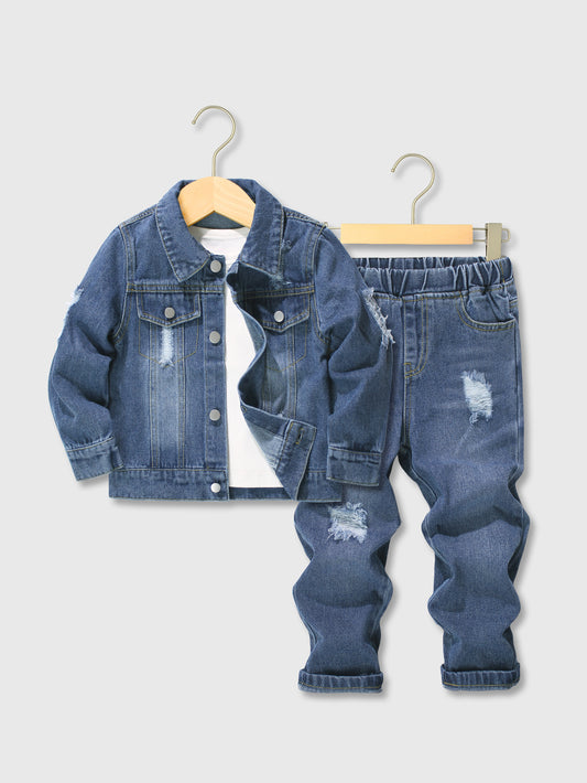 Completo Sportivo Due Pezzi in Cotone Premium con Cardigan Monopetto