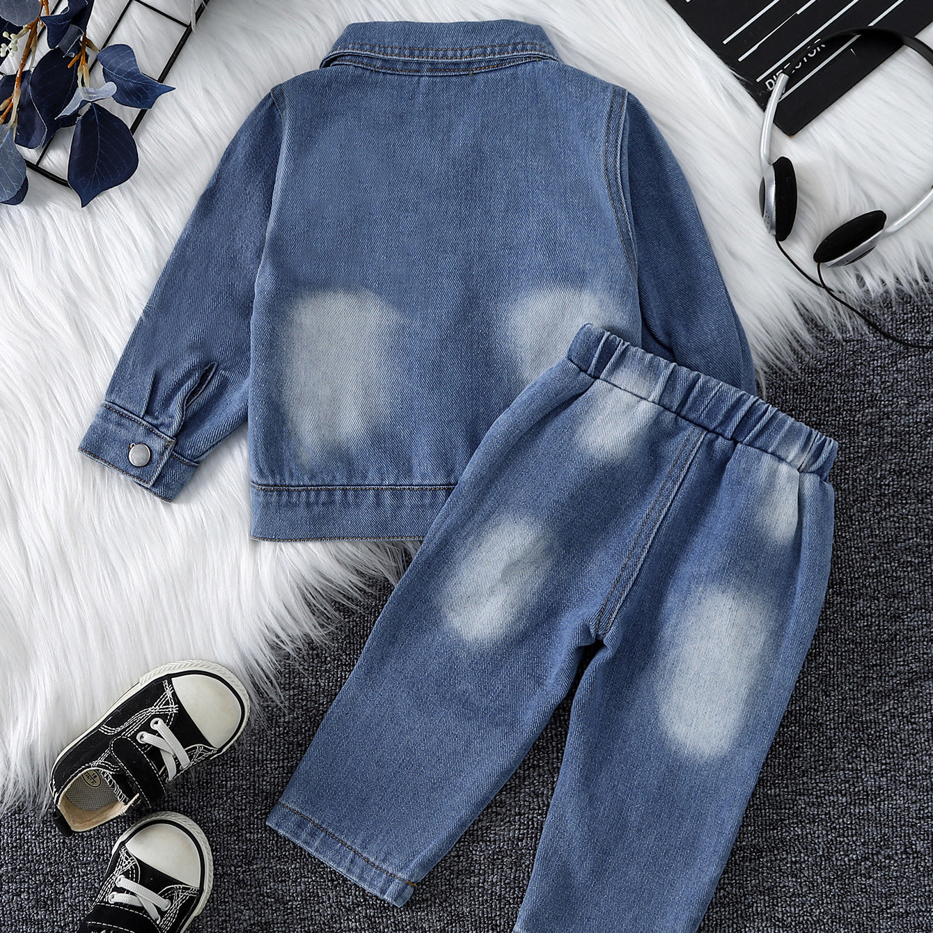 Completo in Cotone Premium con Giacca Doppiopetto e Pantaloni Coordinati