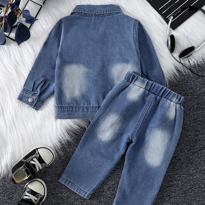 Completo in Cotone Premium con Giacca Doppiopetto e Pantaloni Coordinati