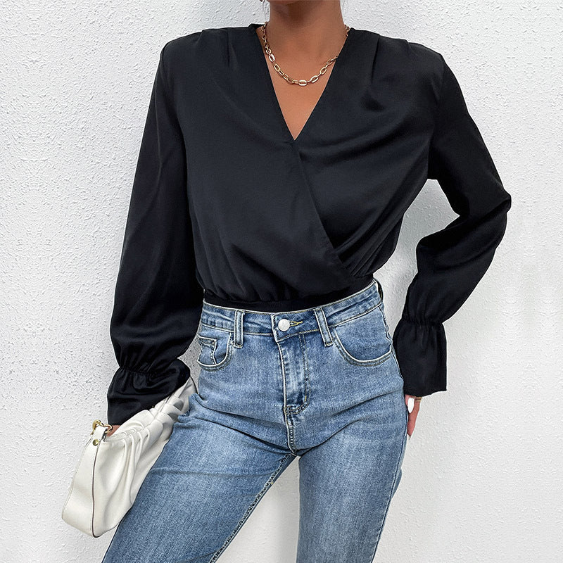 Jumpsuit "Sexy Spice" con Maniche a Volant e Silhouette Three-Point