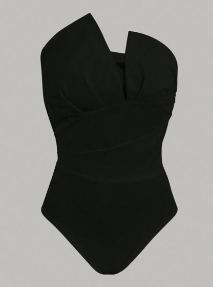 Jumpsuit "Street Fashionista" Sleeveless con Taglio Three-Quarter e Tessuto Woven