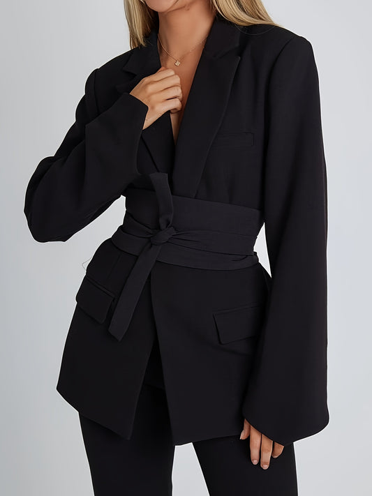 Blazer "Elegant Commuting" con Silhouette ad A e Classico Suit Collar