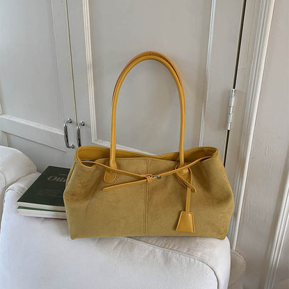 Tote Bag "Business Commuting" Large Square con Doppia Tracolla e Contrast Color