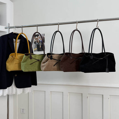 Tote Bag "Business Commuting" Large Square con Doppia Tracolla e Contrast Color