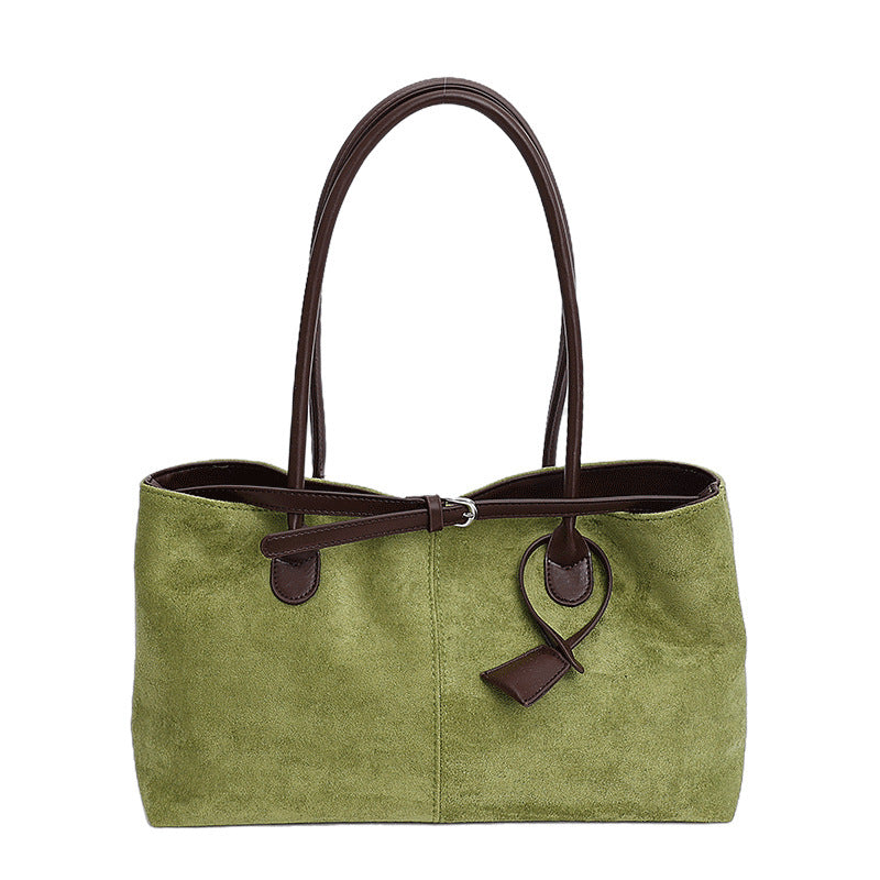 Tote Bag "Business Commuting" Large Square con Doppia Tracolla e Contrast Color