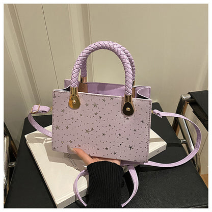 Borsa "Urban Simplicity" Horizontal Square con Chiusura Safe-Zip e Finiture Stitching