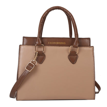 Borsa "Urban Simplicity" Vertical Square con Motivo Presbyopia e Chiusura Safe-Zip