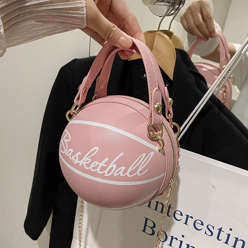 Borsa "Street Trend" Round-Square con Dettagli Splicing e Chiusura Safe-Zip