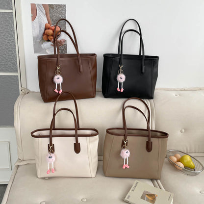 Borsa a Tracolla "Urban Minimalism" Horizontal Square con Doppia Tracolla e Chiusura Safe-Zip
