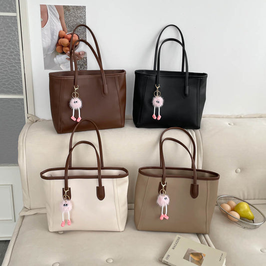 Borsa a Tracolla "Urban Minimalism" Horizontal Square con Doppia Tracolla e Chiusura Safe-Zip