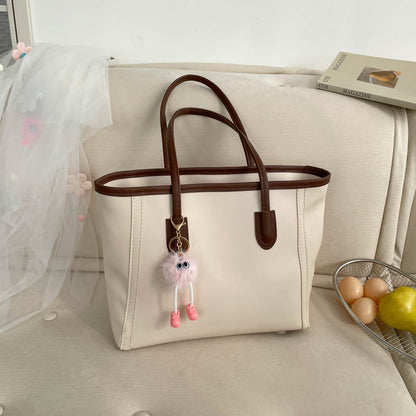 Borsa a Tracolla "Urban Minimalism" Horizontal Square con Doppia Tracolla e Chiusura Safe-Zip