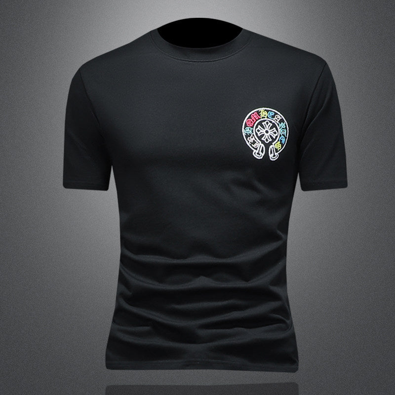 T-Shirt "Urban Vitality" Slim Fit in Cotone Premium con Grafica Lettering